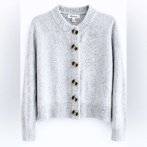 Madewell Heather Gray Button Cardigan – XXS